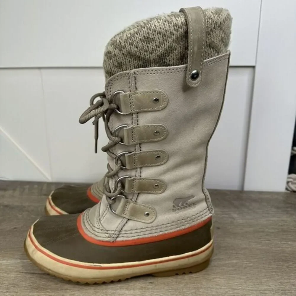 Sorel Women's Joan of Arctic Size 6 Waterproof Winter Snow Boots NL2084-160